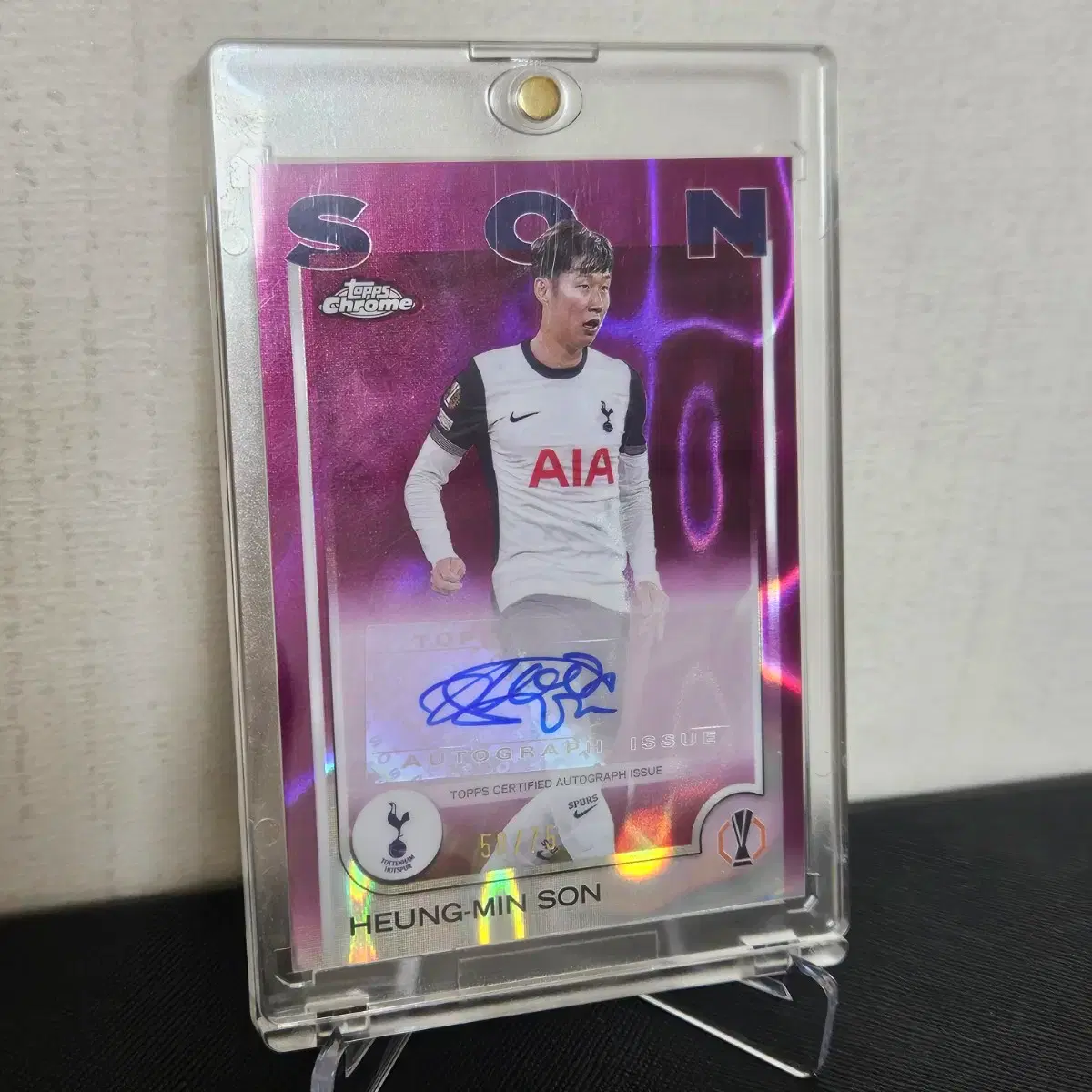 ソン・フンミン サインカード 99枚限定 直筆サイン】ソンフンミン